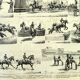 Antique Engraving 1897 - Horse Racing by H.Chartier - Vintage Print