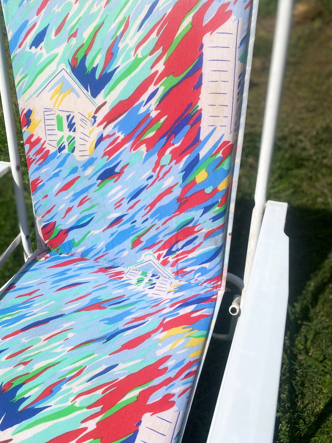 Vintage garden armchair