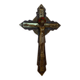 Old brass crucifix
