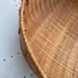 Round Basket made of Asian bamboo