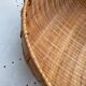 Panier rond en bambou asiatique