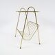 Brass magazine rack 1950s