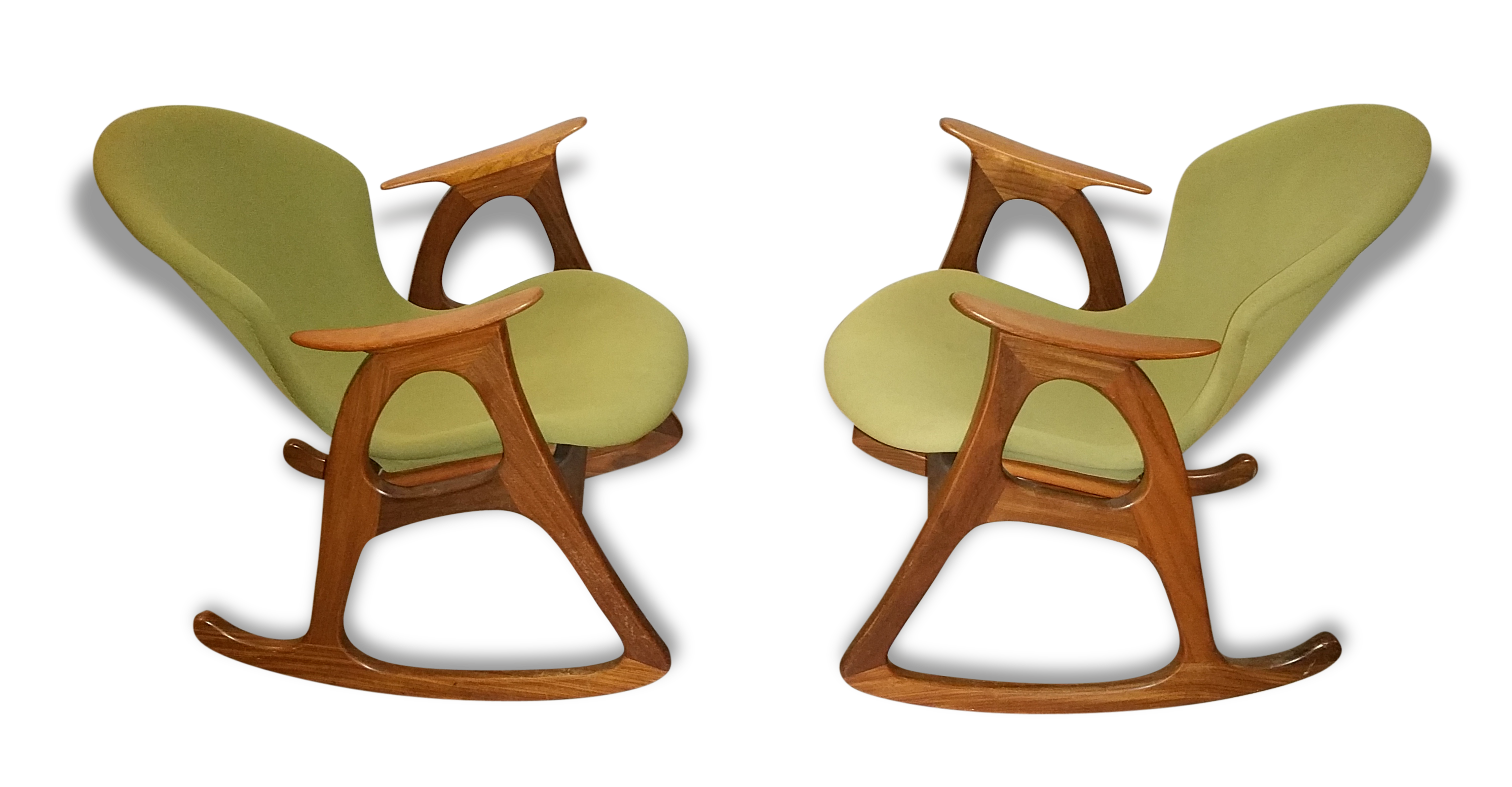 1/2 Chair Rocking chair Danish Aage Christiansen for Erhardsen & Andersen