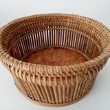 Vintage rattan basket