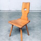 Vintage Belgian Brutalist Pub Café Chair Set by Torck, 1960s, Set of 4