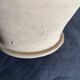 Persimmon glazed terracotta oil jar