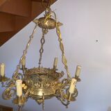 Lustre néo gotique violet le duc