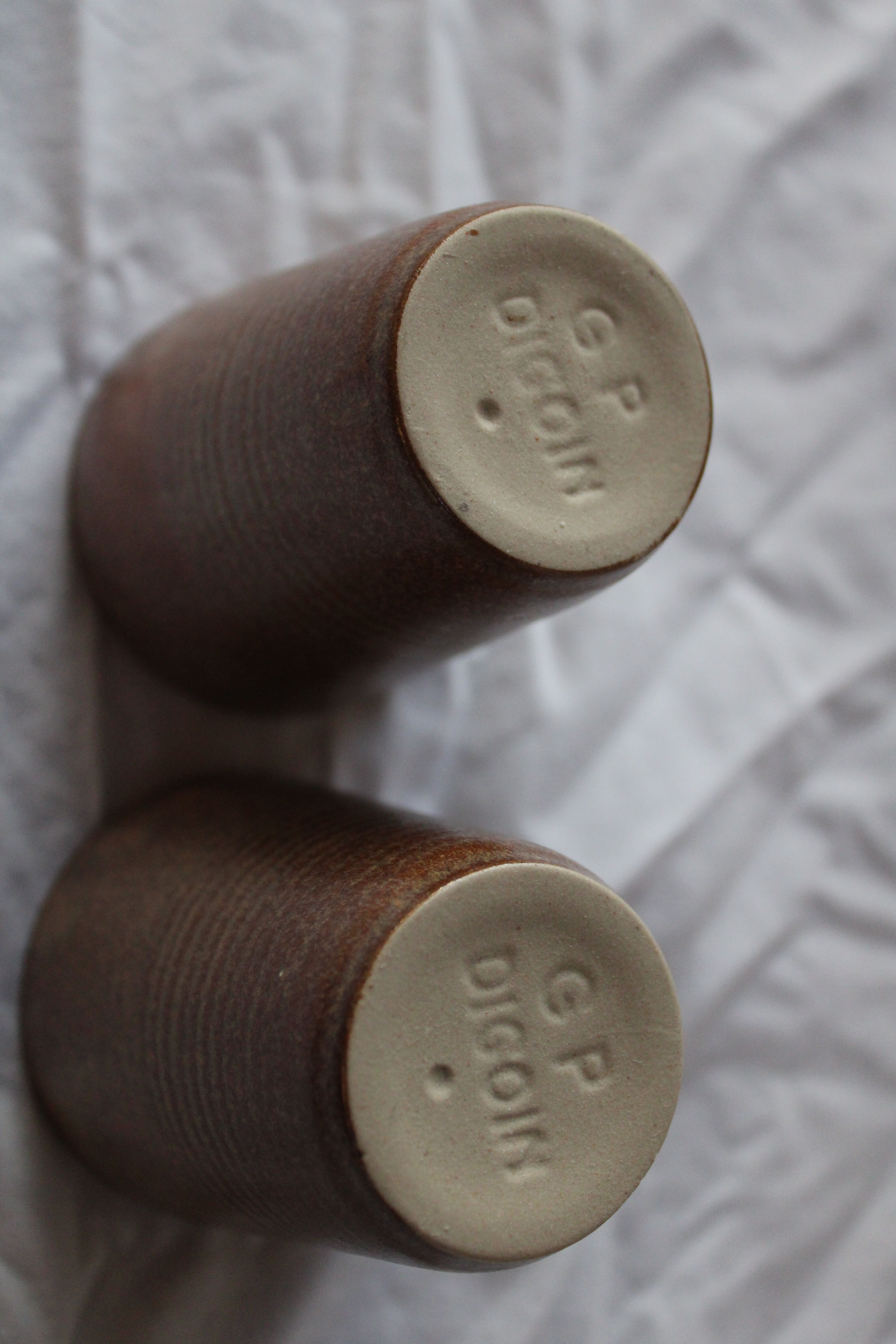 Lot of 2 GP DIGOIN sandstone lenses