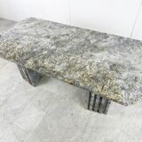 Vintage granite dining table, 1970s