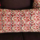 Purple corner sofa
