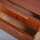 Teak Bedside Tables with Oak Frame, Denmark, 1960s, Set of 2