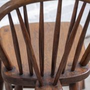 Early Charles Gibbons Windsor Chair in Elm, 1889 High Wycombe