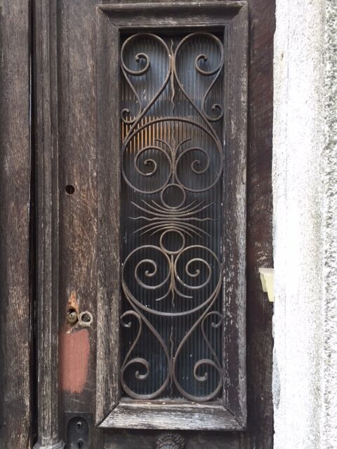 Old door has 2 doors oak