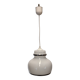 White opaline pendant light, 1960s-70s