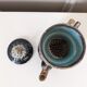 Glazed stoneware coffee maker
