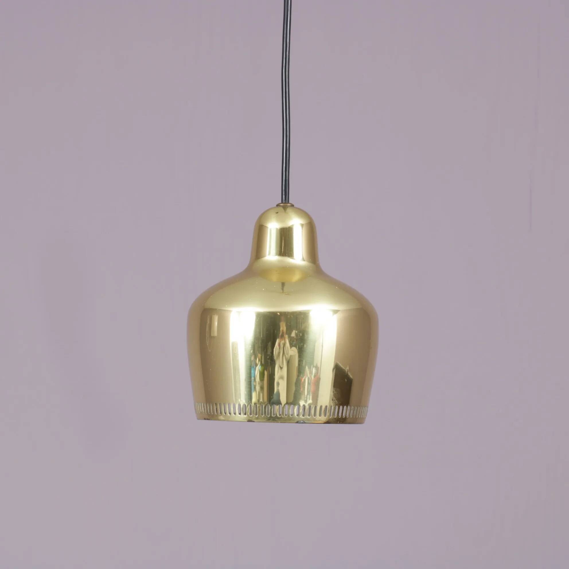 1950s hanging lamp model “Golden Bell” A330S / Alvar Aalto / Louis Poulsen, Denmark