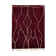 Modern Moroccan carpet dark red