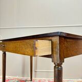 Louis XVI Style Walnut Desk Table 19th Century