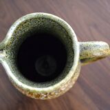 Handmade honey enamel pitcher