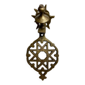 Solid brass door knocker