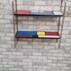Floor string style piet mondrian gold studs. rare 47x49x16