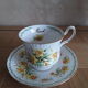 Queen's March Daffodil English porcelain tea cup