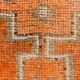 3x9 Vintage Brown & Orange Runner Rug, 84x285Cm