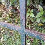 Industrial arched metal windows L73xH110 19th century glass roof