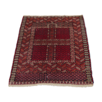 Hachlou handmade oriental rug - 124x140cm