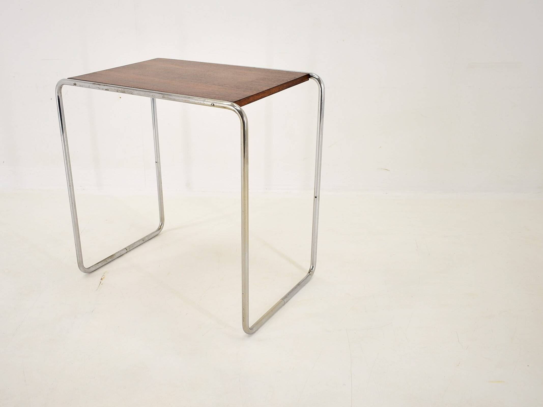 Table Bauhaus Chromée par Marcel Breuer pour Mucke Melder, 1930s