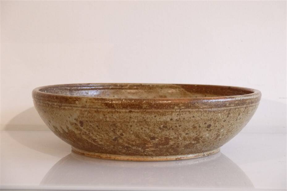 Stoneware dish by Alain Blanchard 1970