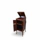 Italian floor-model upright phonograph cabinet, 1900s