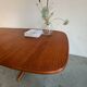 Table ovale extensible vintage Skovby en teck