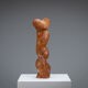 Abstract biomorphic wooden sculpture 1978