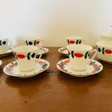 Vintage 1970s porcelain coffee set