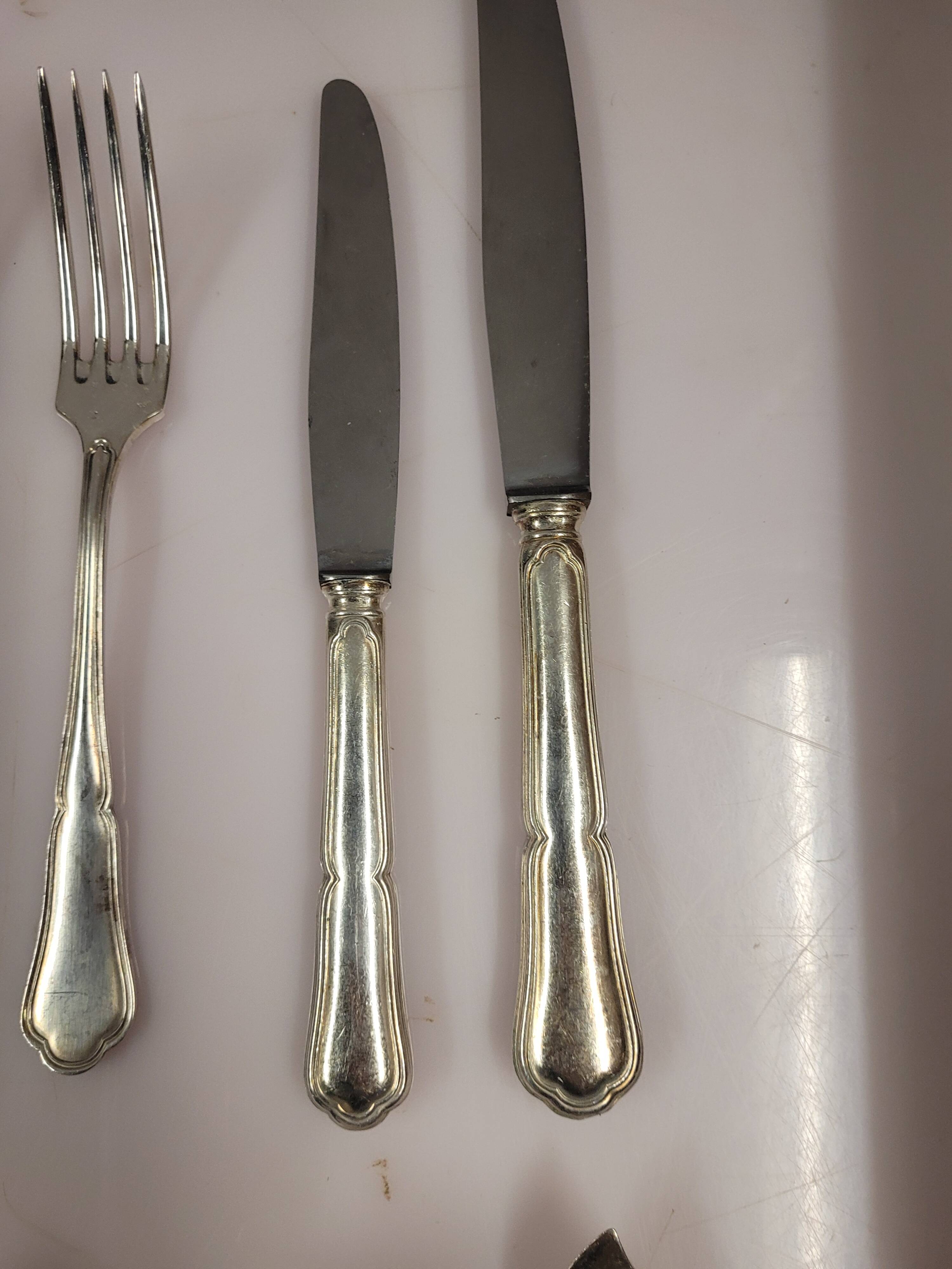 Cutlery set 170 pieces in chrome metal Goldsmith Chrysalia