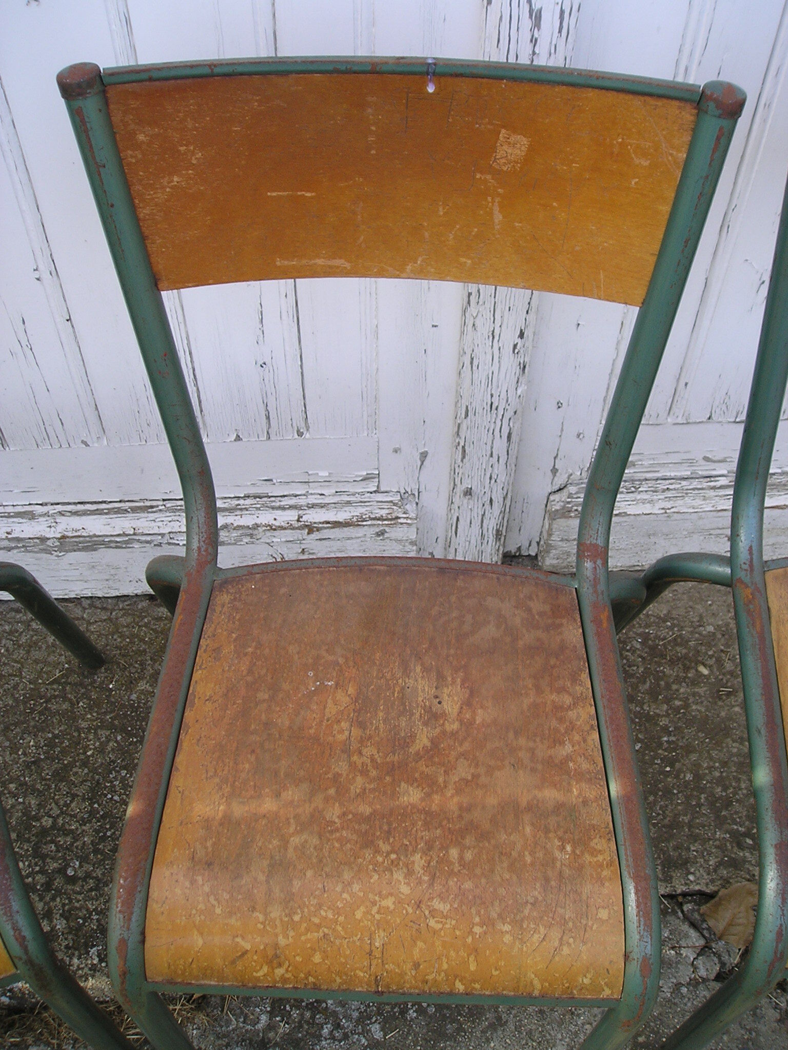 Set of 6 Mullca school chairs