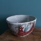 Empty pocket bowl signed Le Murier Gustave and Micheline Reynaud, Vallauris