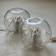 Rare Pair of table/bedsidetabe lamps by Toni Zuccheri for VeArt,  1970's