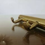 Brass tea towel holder