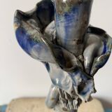 Anthropomorphic ceramic candlestick