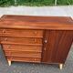 Commode buffet scandinave en acajou des années 50