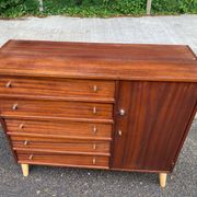 Scandinavian mahogany buffet sideboard from the 1950s.