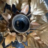 Wall light golden flower