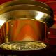 Pair of Danish brass ceiling lights model T742, Hans Agne Jakobson 1960.