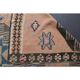 Vintage Turkish Oushak Handmade Cotton Orange Wool Kilim Runner Rug 170x404