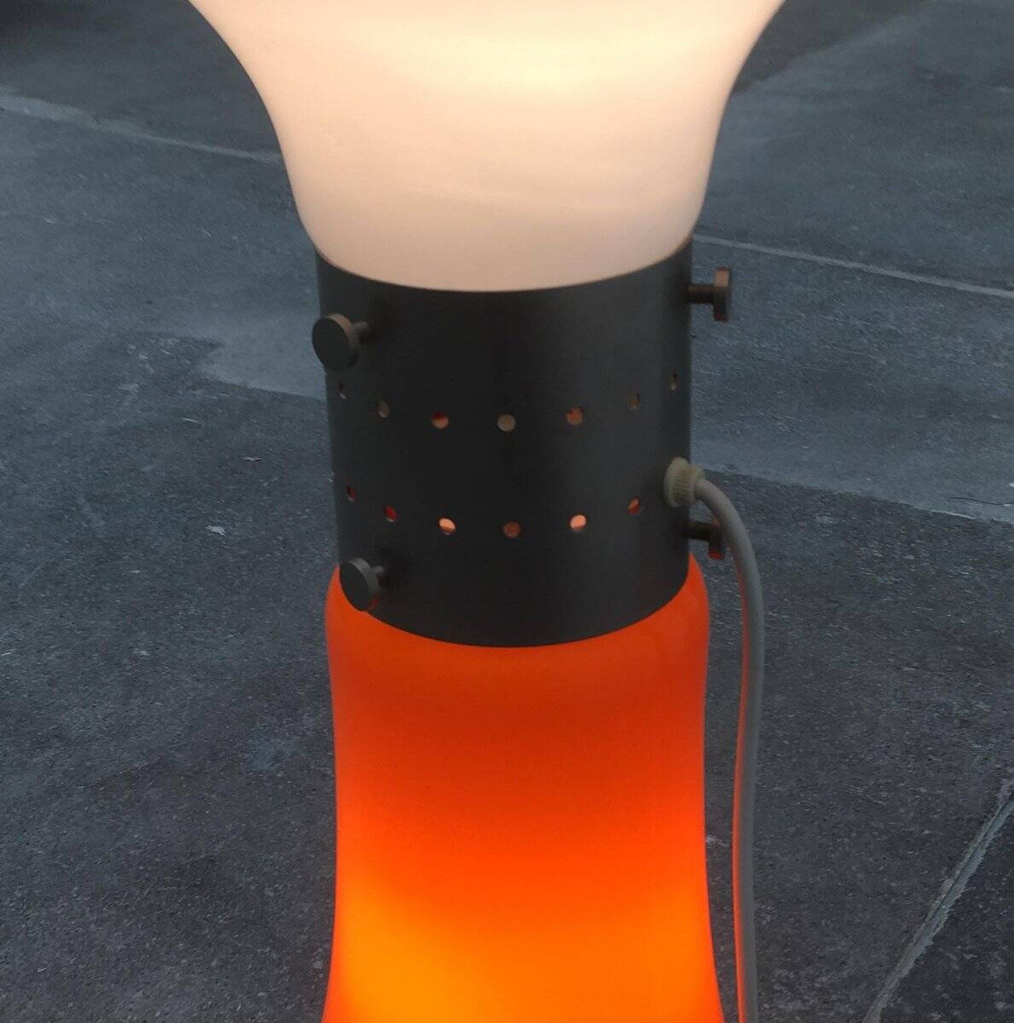 Murano Glass Floor Lamp Model Birillo Mid-Century Italian Space, 1960s
