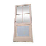 Porte vitrée h197,5xl89,5 de communication moulurée