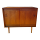 Teak row, sliding doors