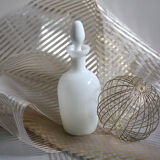 White opaline flask